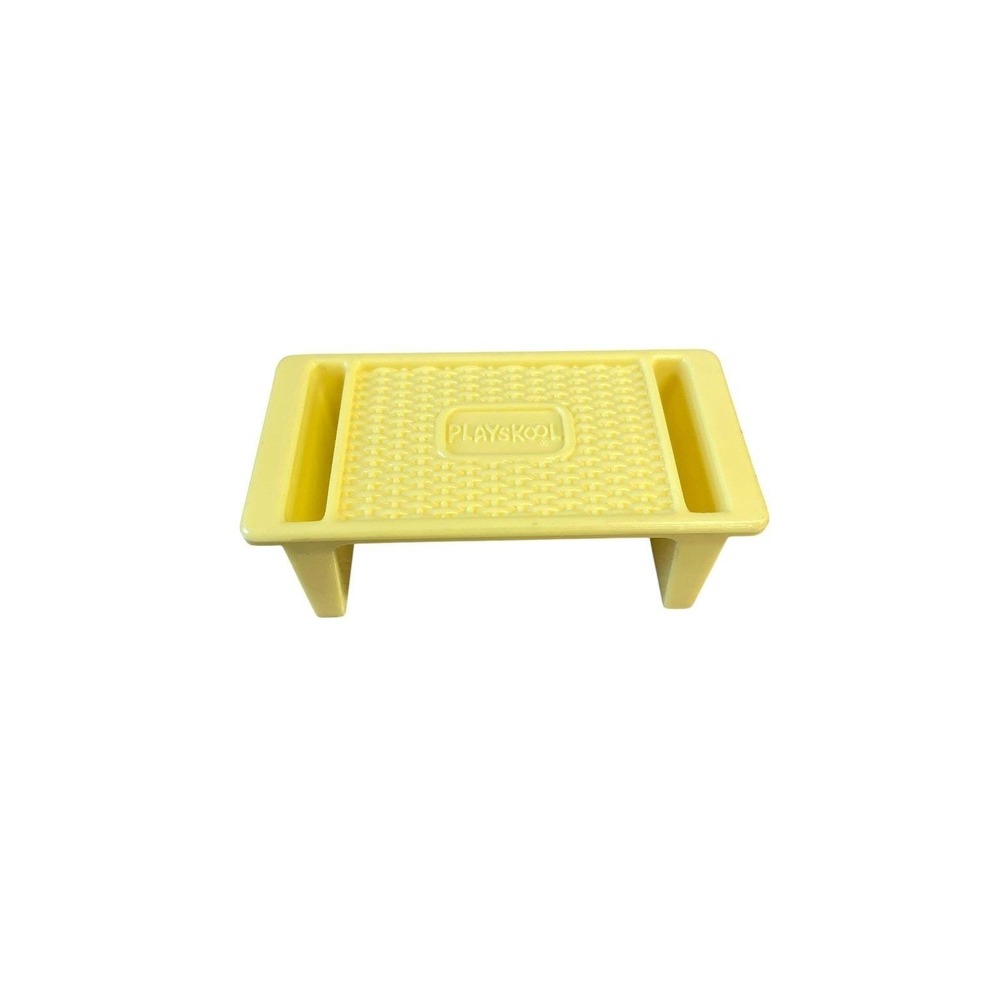 Playskool Bed Table Tray‎ Yellow Doll House Accessory